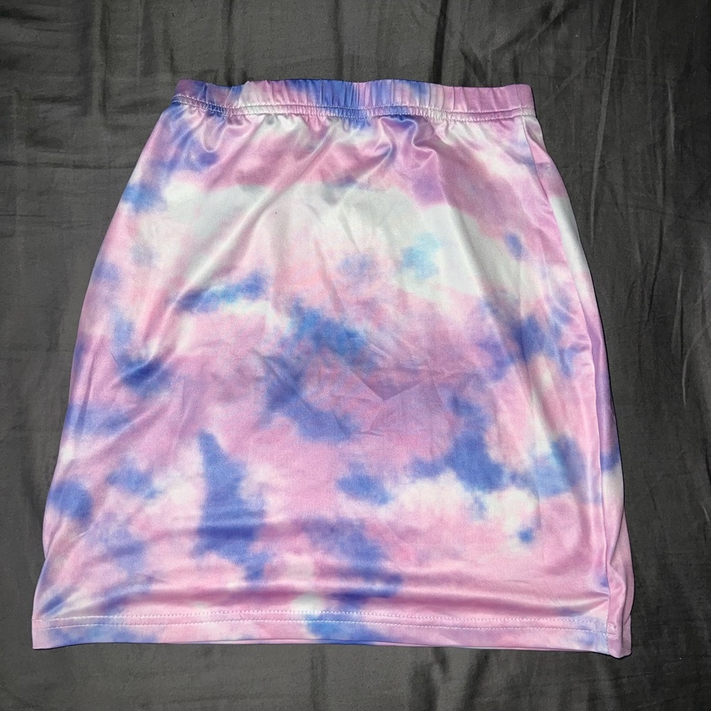 Tie dye pastel skirt